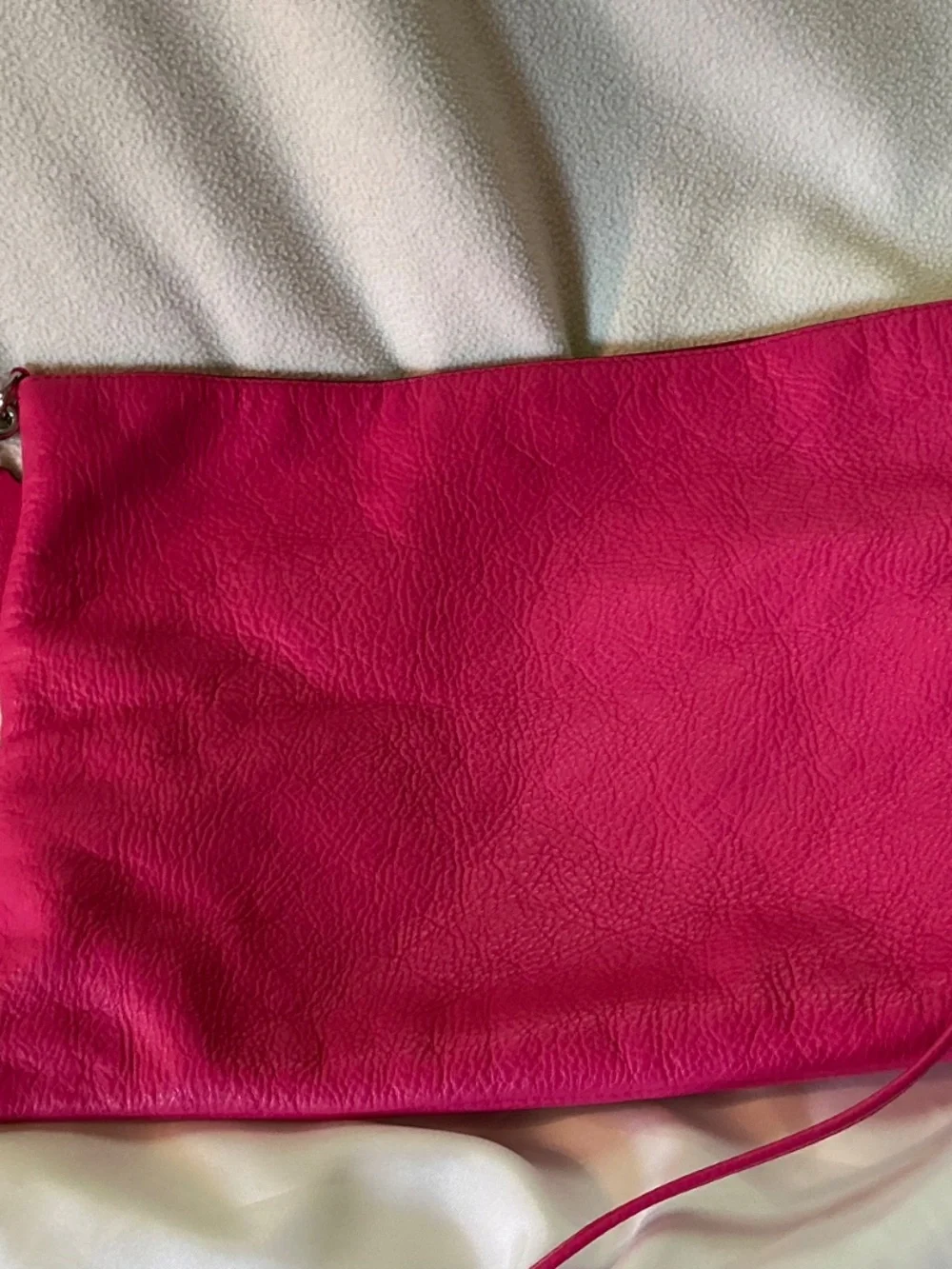 Coach Bleeker Daily shoulder bag Vibrant Fuchsia pink pebble shoulder bag